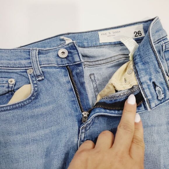 Rag and Bone ankle skinny Lena Jeans size 26 - Picture 5 of 13